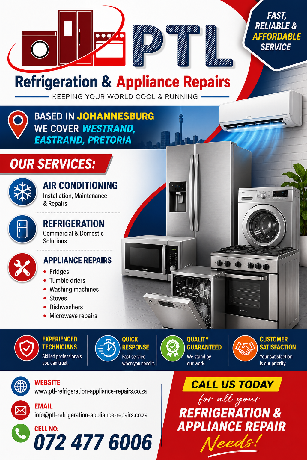 Stove Repairs in Johannesburg